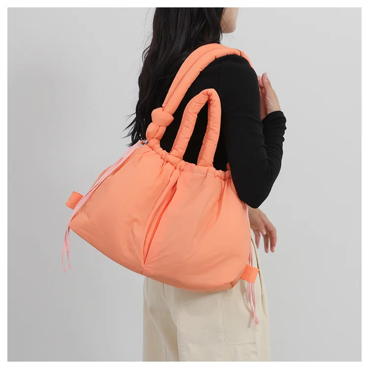 Women's New Bag Down Padded Jacket Bag Fashion Single Shoulder Tote Bag Backpack Crossbody Bag Mochila Femininas Large Tote Bag
