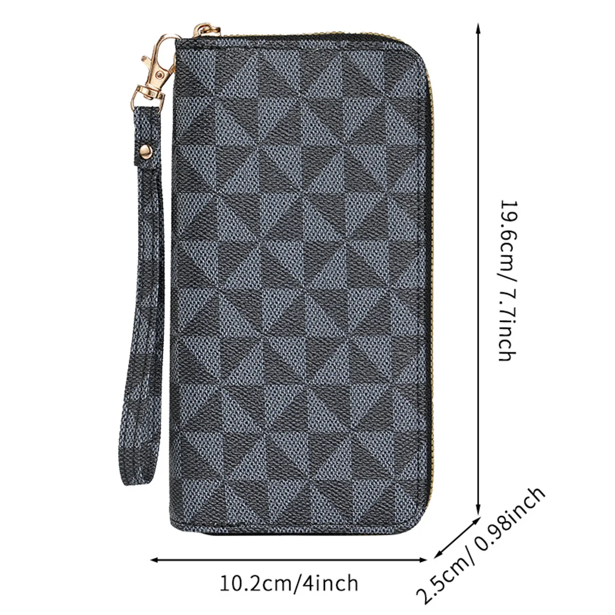 Cross-Border 2024 Spring New Men's and Women's Long Wallet Fashion Capacity Printing Coin Clutch Wallet Card Holder