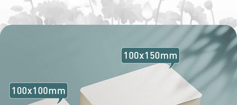 Watercolor Paper Card Postcard Thickened 300g Square Round Rectangular Mini Sketch Paper Card Art Supplies