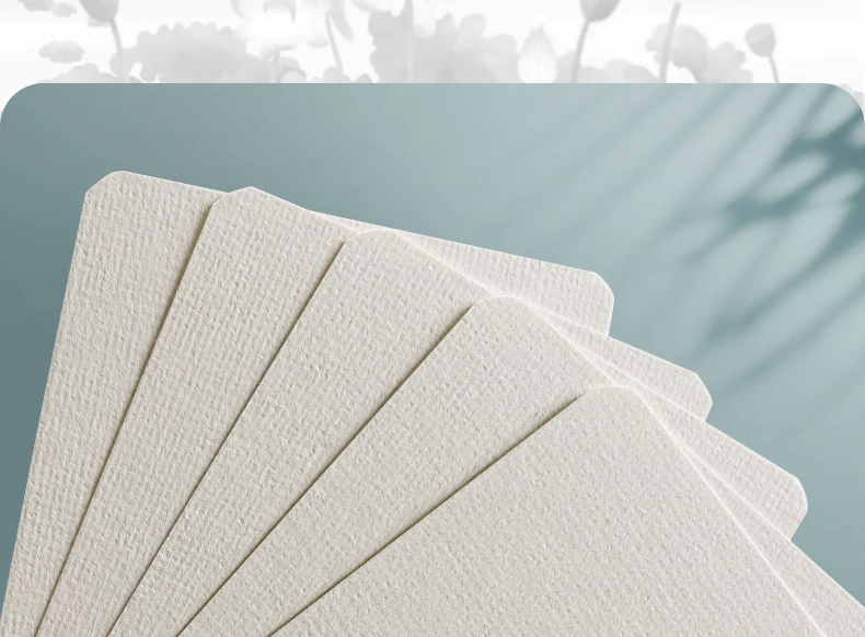 Watercolor Paper Card Postcard Thickened 300g Square Round Rectangular Mini Sketch Paper Card Art Supplies