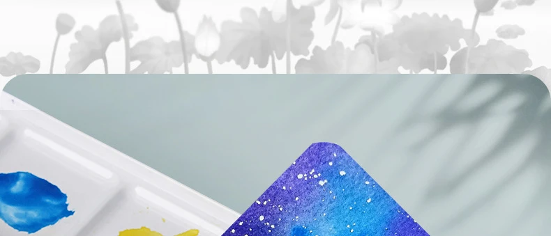 Watercolor Paper Card Postcard Thickened 300g Square Round Rectangular Mini Sketch Paper Card Art Supplies
