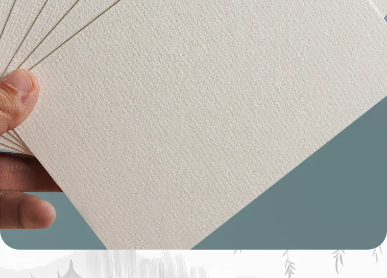 Watercolor Paper Card Postcard Thickened 300g Square Round Rectangular Mini Sketch Paper Card Art Supplies