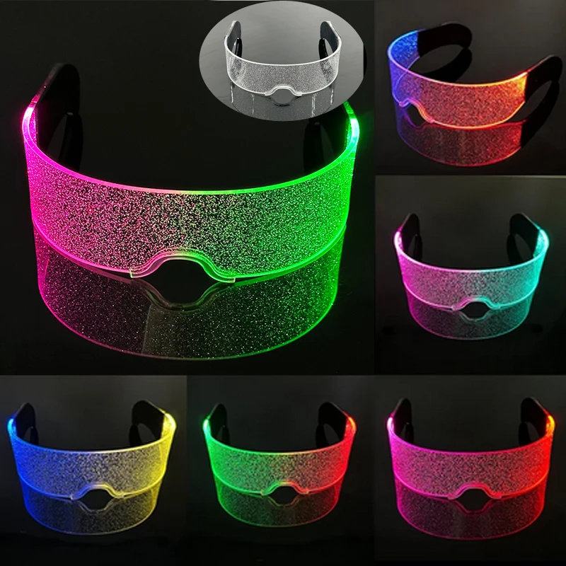 Japan Anime Detective Conan LED Light up Glasses color change funny Luminous crossdresser glasses Cosplay men Novelty Costumes