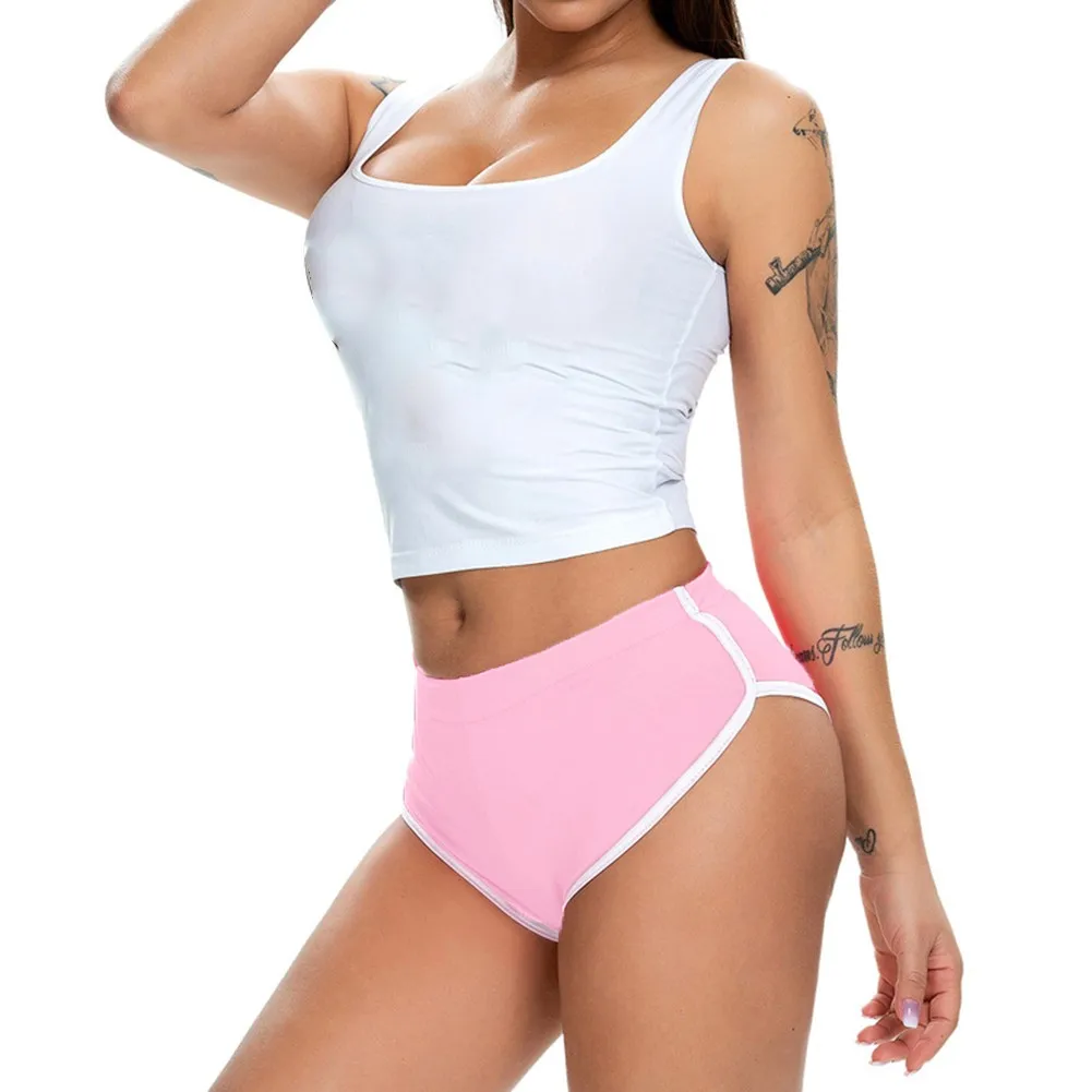 Summer Women's Casual Yoga Shorts Sports Fitness Workout Stretch Short Pants Female Middle Waist Home Shorts