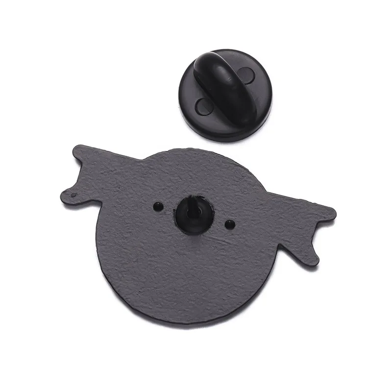 New English Letters And Radioactive Sign Enamel Brooch Pins Trendy Alloy Metal Badge Corsage Lapel Pin Accessories Souvenirs