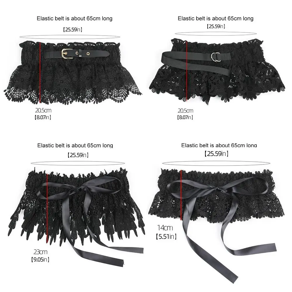 New Lace Tie Corset Wide Slimming Body Belts for Women Elastic High Waist Strap Stretch Shaping Girdle Cummerbands