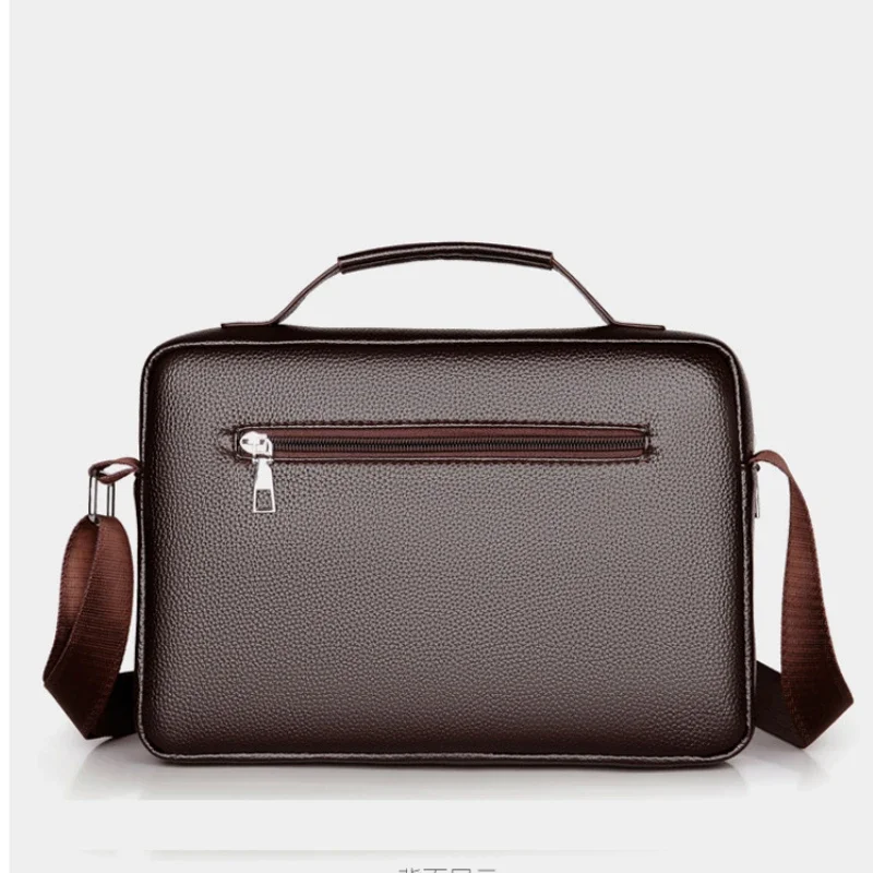 2024 New Men Shoulder Bag for 10.4" Ipad PU Leather Business Handbags Men Messenger Bags Fashion Man Crossbody Bag