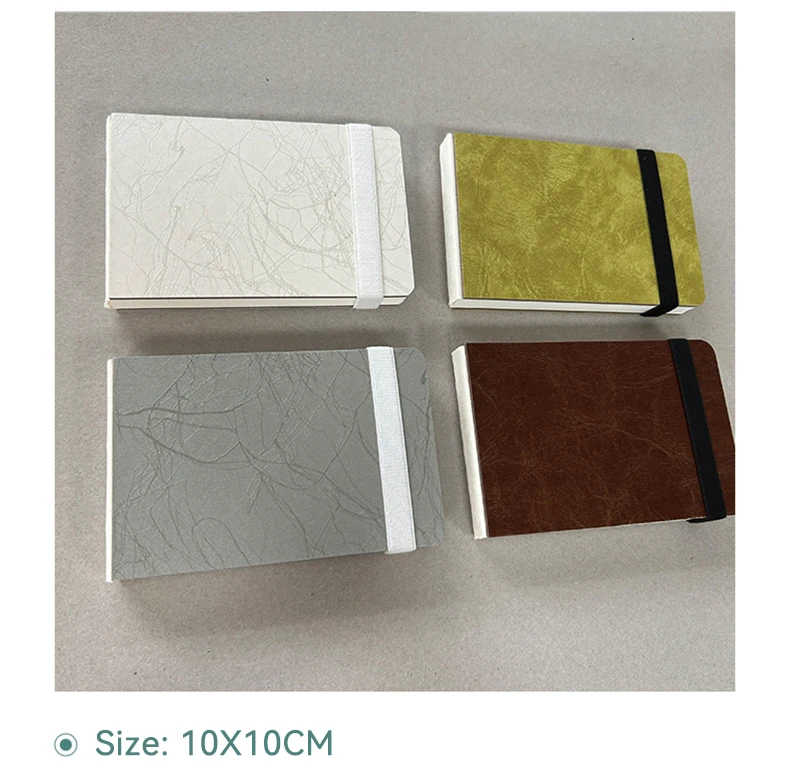 100% Cotton Square Watercolor Sketchbook 300gsm Paper Folded Drawing Pad Organ Sketch Notebook Student Watercolor Journal Book