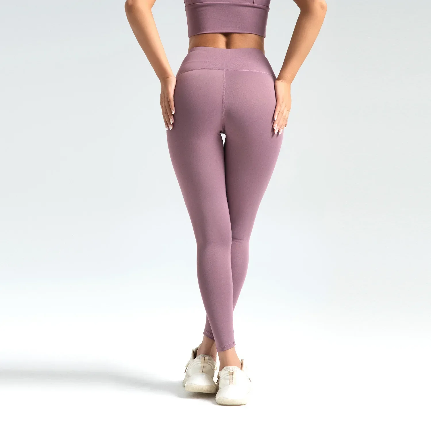 Women's Nine-point Trousers Leggings High-waisted Solid Color Yoga Sports Pants High-stretch Leggings Running Fitness Pants 3XL