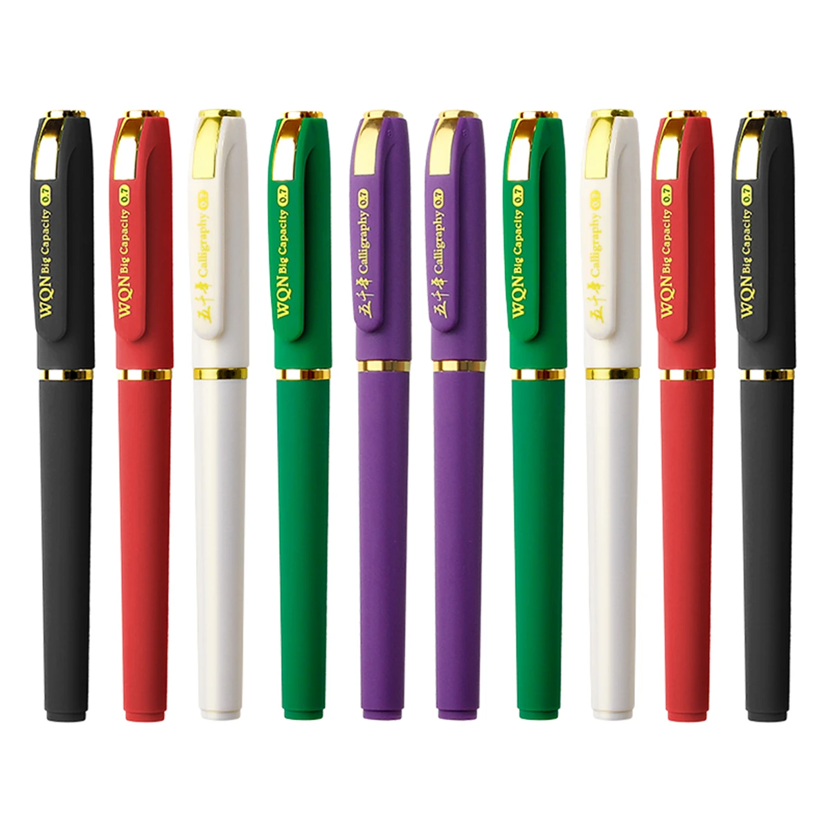 3/6/12pcs High-End Multi-Color Gel Pen -0.7mm Tip, Fast Drying, Smooth Writing, High-Quality Ink, for School and Office Use