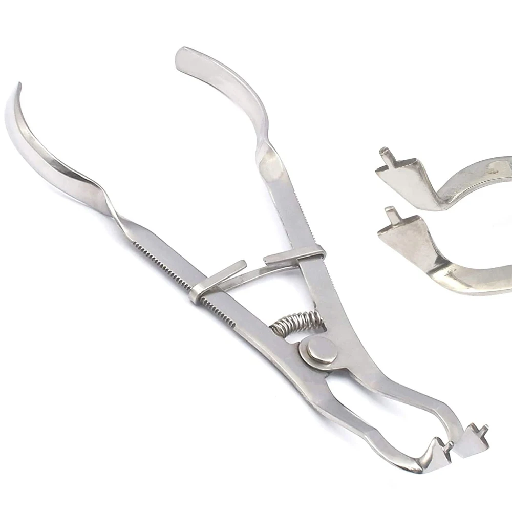 AG 1set Dental Forceps Matrix Band Forming Clip Matrices Pliers Sectional Contoured Stainless Steel Orthodontic Plier Lab