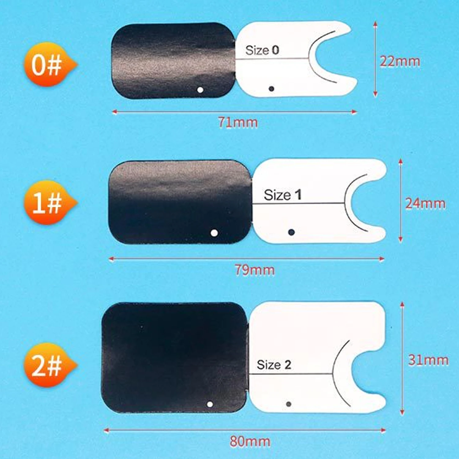 AG 0# 1# 2# Dental Phosphor Plate Envelopes Protective Paper Card X-Scan Ray Dental Protective Paper Cards