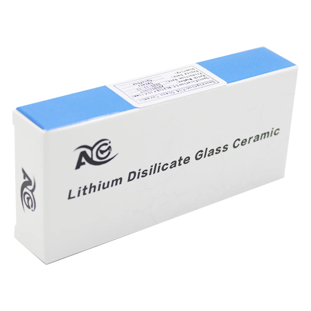 AG Lithium Disilicate C14 Dental Glass Ceramic Blocks LT/HT for CAD/CAM Sirona System Veneer Dentistry Materials Milling System