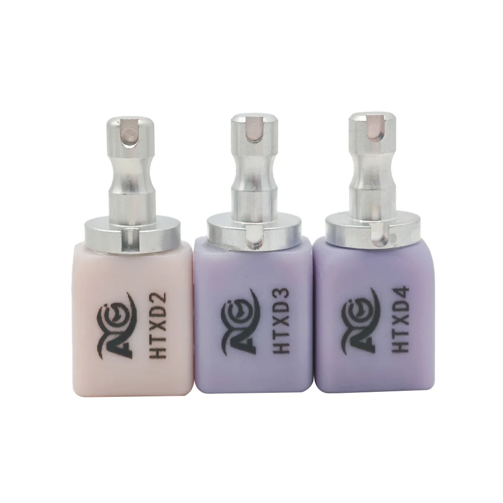 AG Lithium Disilicate C14 Dental Glass Ceramic Blocks LT/HT for CAD/CAM Sirona System Veneer Dentistry Materials Milling System