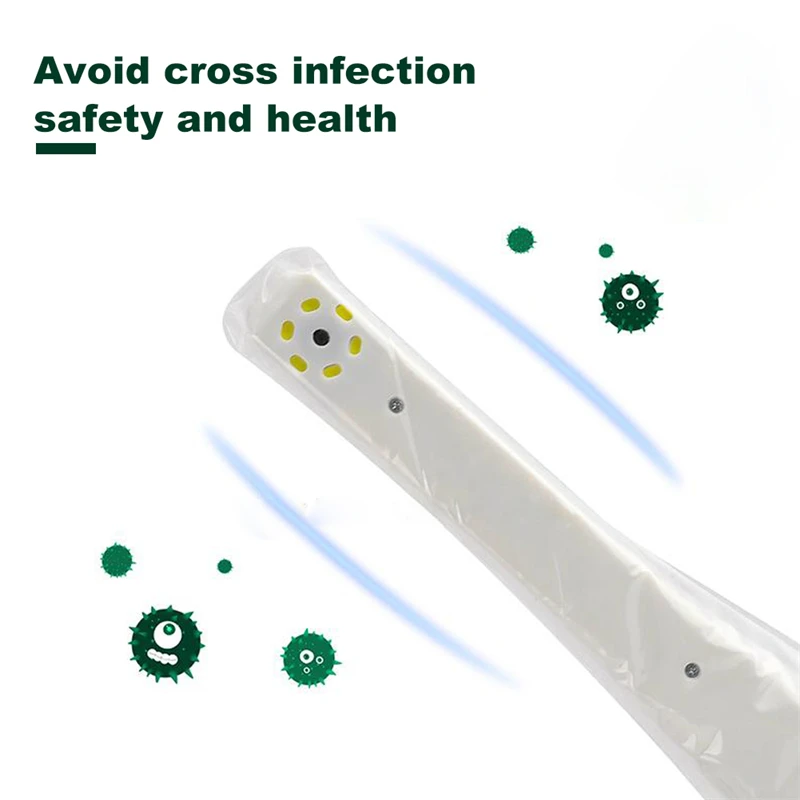 100pcs/box Dental Intraoral Camera Sheath Disposable Protective Cover Intraoral Camera Sleeves Oral Endoscope Sheath Clinic