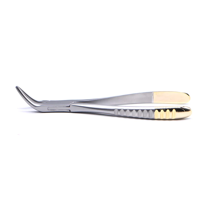 Dental Root Fragment Tooth Extraction Forceps Tooth Pliers Dental Instrument Curved Maxillary Mandibular Teeth Plier Dental tool