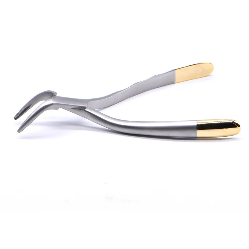 Dental Root Fragment Tooth Extraction Forceps Tooth Pliers Dental Instrument Curved Maxillary Mandibular Teeth Plier Dental tool