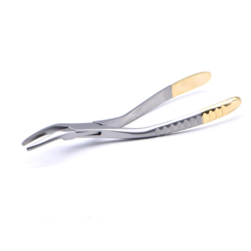 Dental Root Fragment Tooth Extraction Forceps Tooth Pliers Dental Instrument Curved Maxillary Mandibular Teeth Plier Dental tool