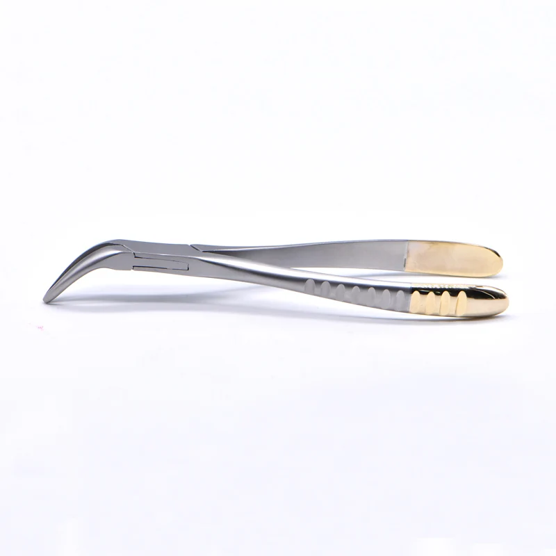 Dental Root Fragment Tooth Extraction Forceps Tooth Pliers Dental Instrument Curved Maxillary Mandibular Teeth Plier Dental tool