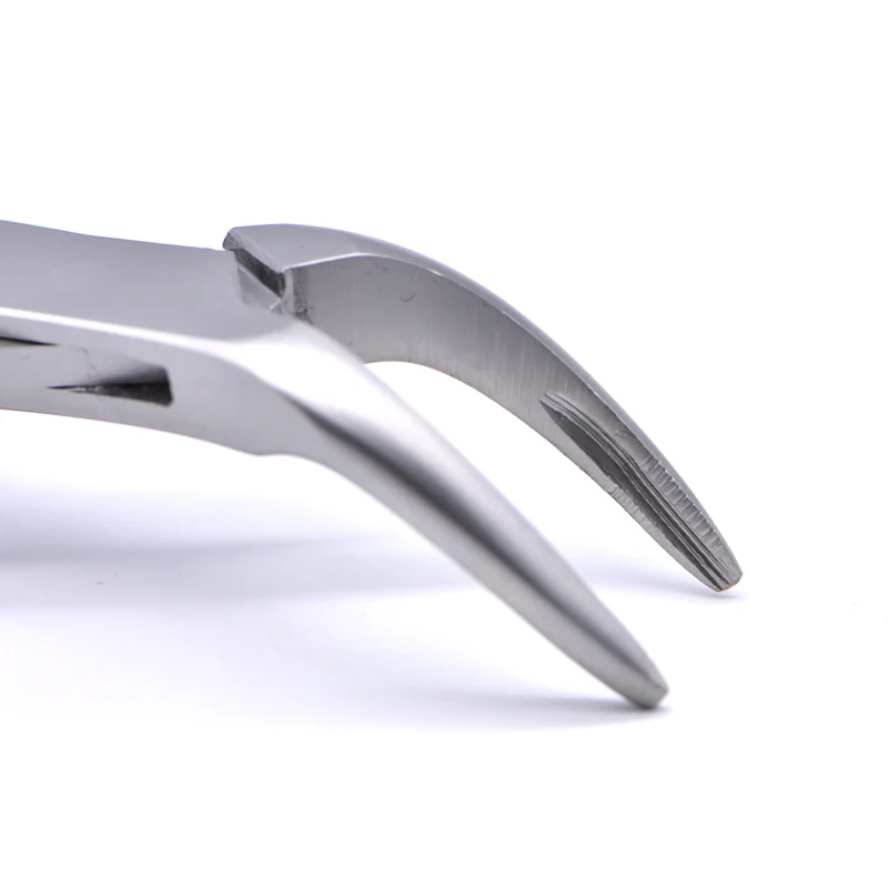 Dental Root Fragment Tooth Extraction Forceps Tooth Pliers Dental Instrument Curved Maxillary Mandibular Teeth Plier Dental tool