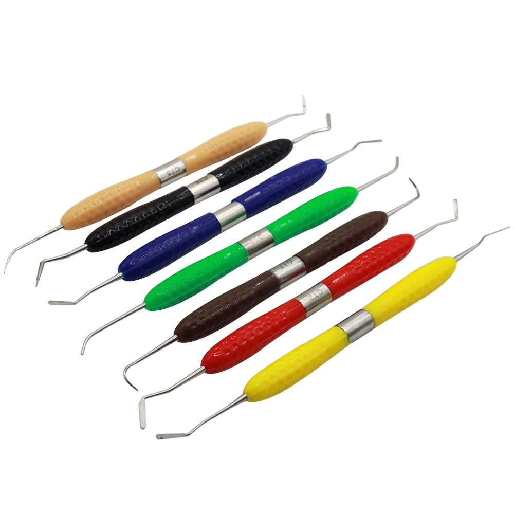 AG 1Set Double-Head Dental Composite Resin Filling Spatula Restoration Resin Filler Restoration Instrument Dentist Tools