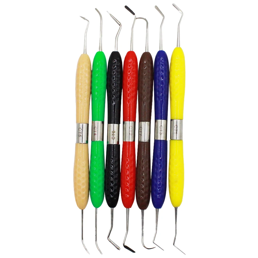 AG 1Set Double-Head Dental Composite Resin Filling Spatula Restoration Resin Filler Restoration Instrument Dentist Tools