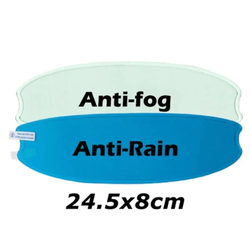 1-2Pcs Motorcycle Helmet Clear Rainproof/Anti-fog Film Helmet Lens Durable Nano Coating Sticker Safety Driving Moto Accessories