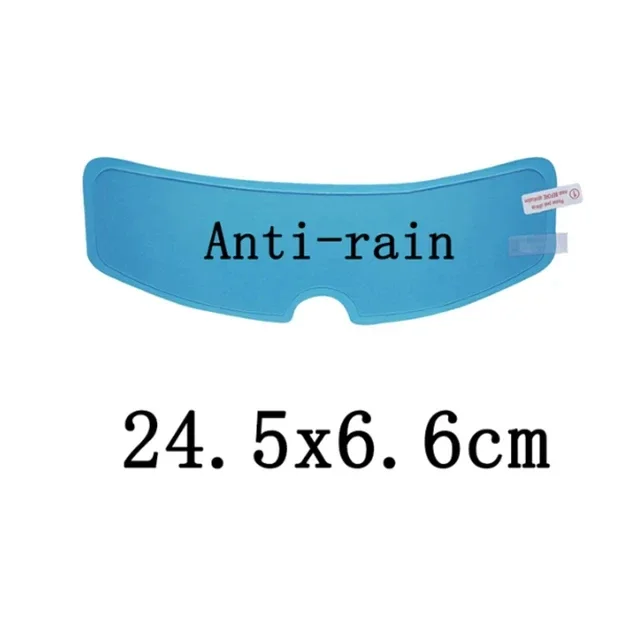 1-2Pcs Motorcycle Helmet Clear Rainproof/Anti-fog Film Helmet Lens Durable Nano Coating Sticker Safety Driving Moto Accessories
