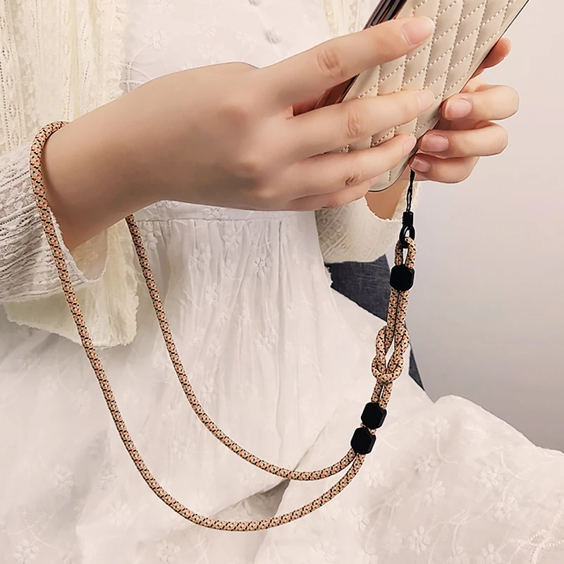 Lanyard Cell Phone Wrist Hand Strap Cord to Hang the Mobile Rope for Mobile Smartphone Shoulder Phone Chain Key Strap for iPhone