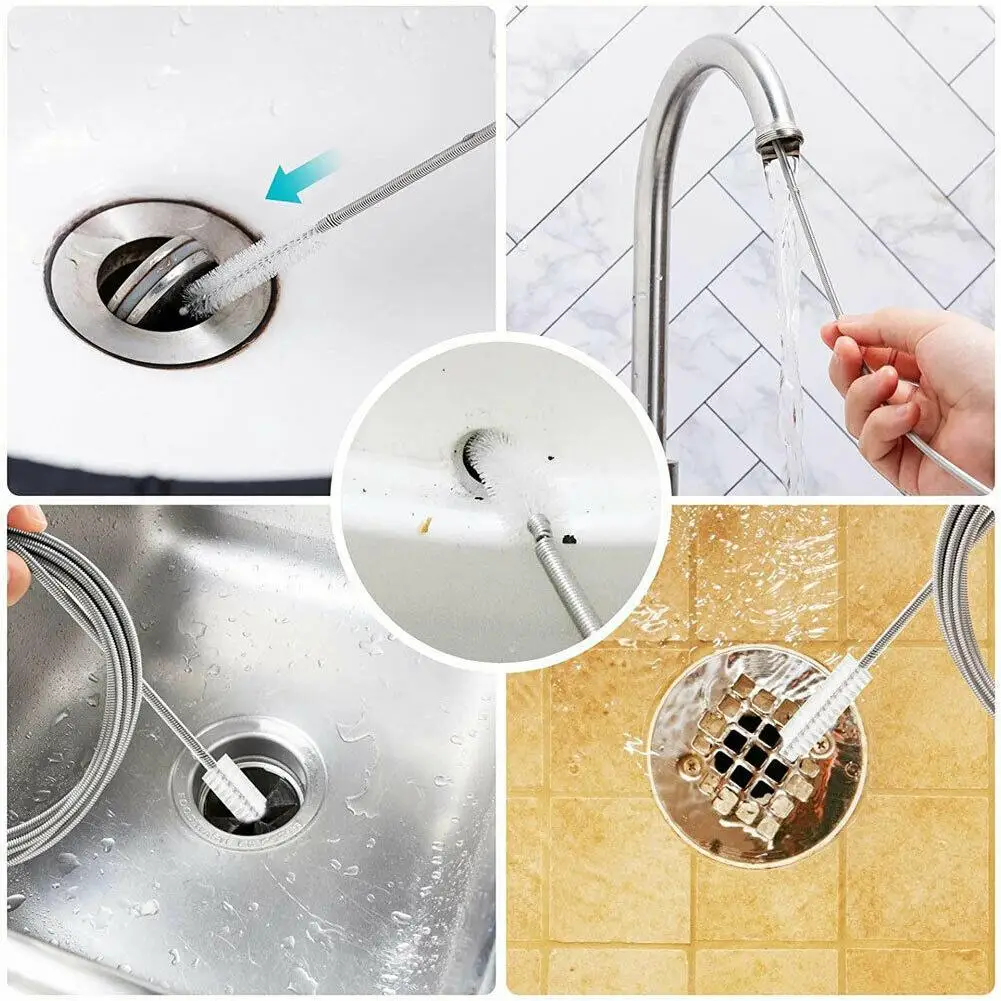 Car Drain Dredge Cleaning Scrub Brush 150cm Auto Sunroof Long Hoses Detailing Cleaning Tool Car Accessories for Benz