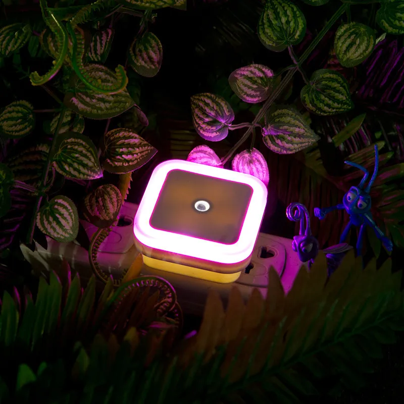 Wireless LED Night Light Sensor Lighting Mini EU/US Plug Night Lights For Children Room Bedroom Living Room Decoration Lighting