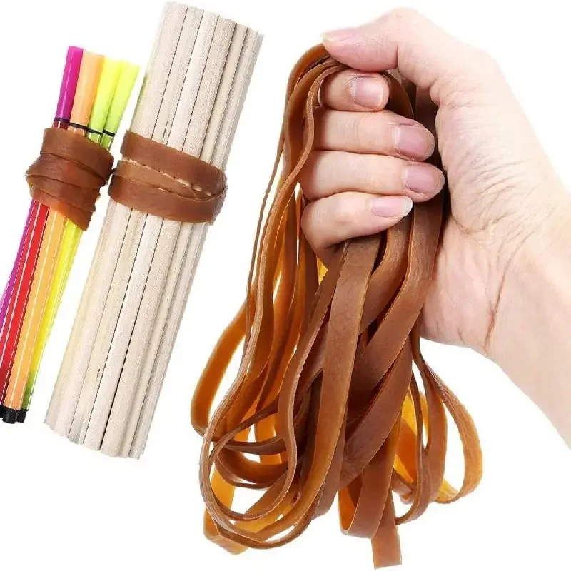Thick Elastic Bands Heavy Duty Rubber Bands Can Bands Office File Folder Strong Elastic Rubber Bands For School Home Offic