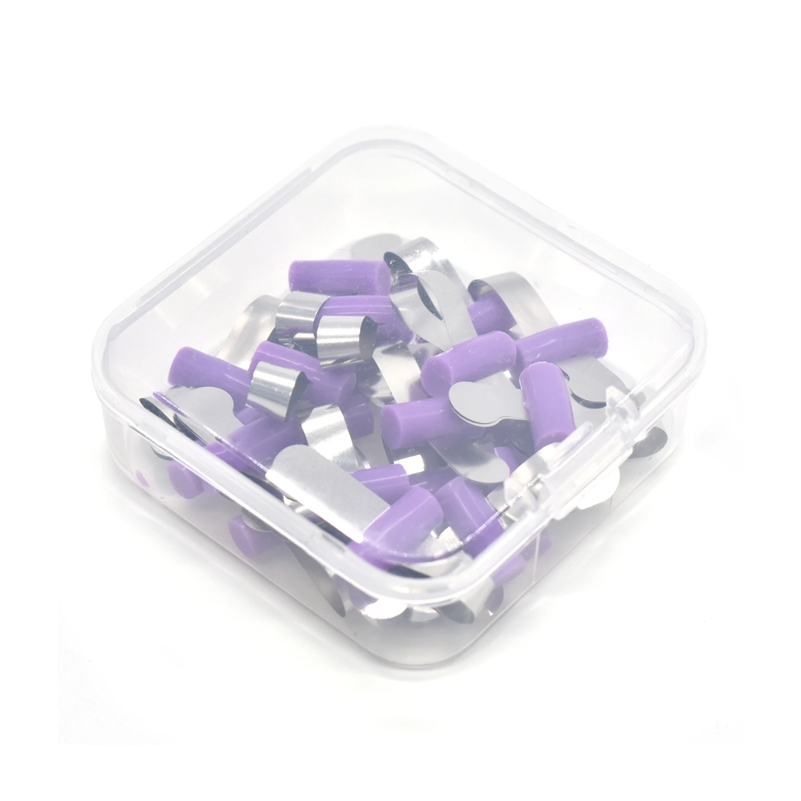 AG 20pcs/Box Dental Forming Sheet Orthodontic Sectional Contoured Metal Matrice Dentistry Matrix Bands Automatrix Locker