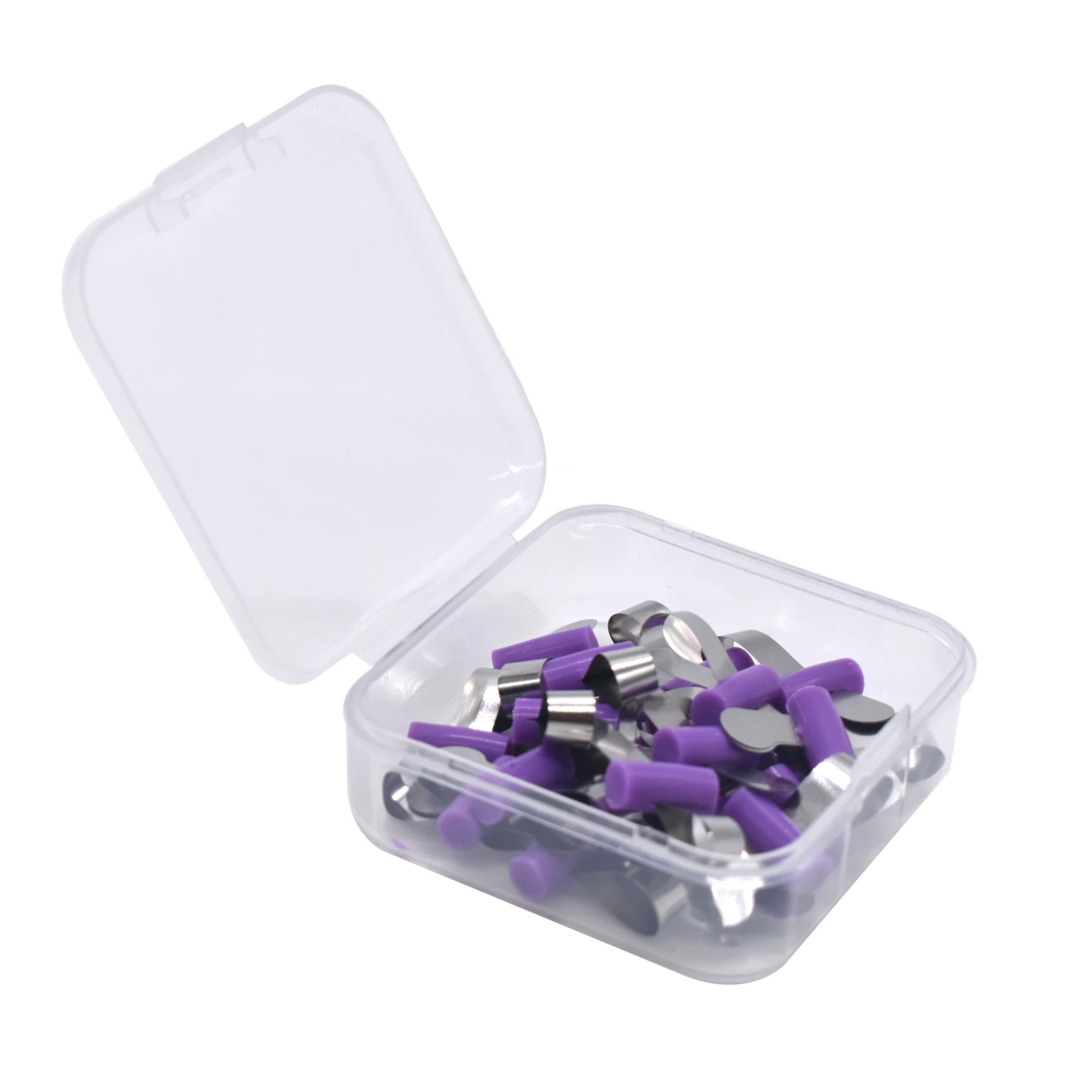 AG 20pcs/Box Dental Forming Sheet Orthodontic Sectional Contoured Metal Matrice Dentistry Matrix Bands Automatrix Locker