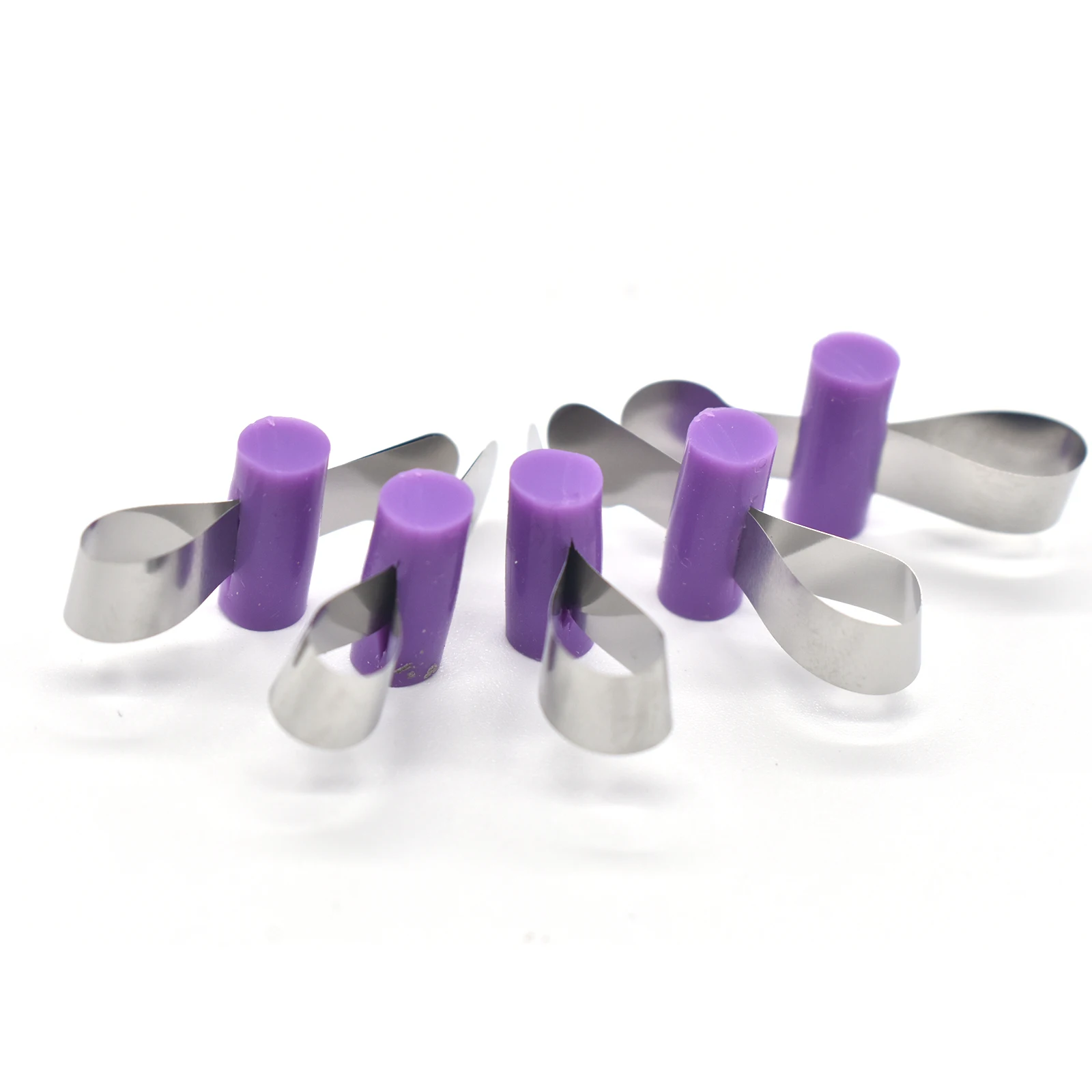 AG 20pcs/Box Dental Forming Sheet Orthodontic Sectional Contoured Metal Matrice Dentistry Matrix Bands Automatrix Locker