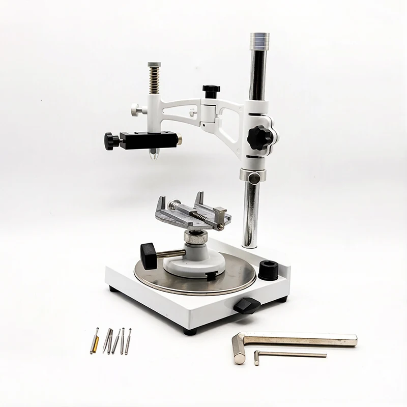 AG Dental Lab Equipment Parallelometer Square Base Surveyor Visualizer with 7 Tips