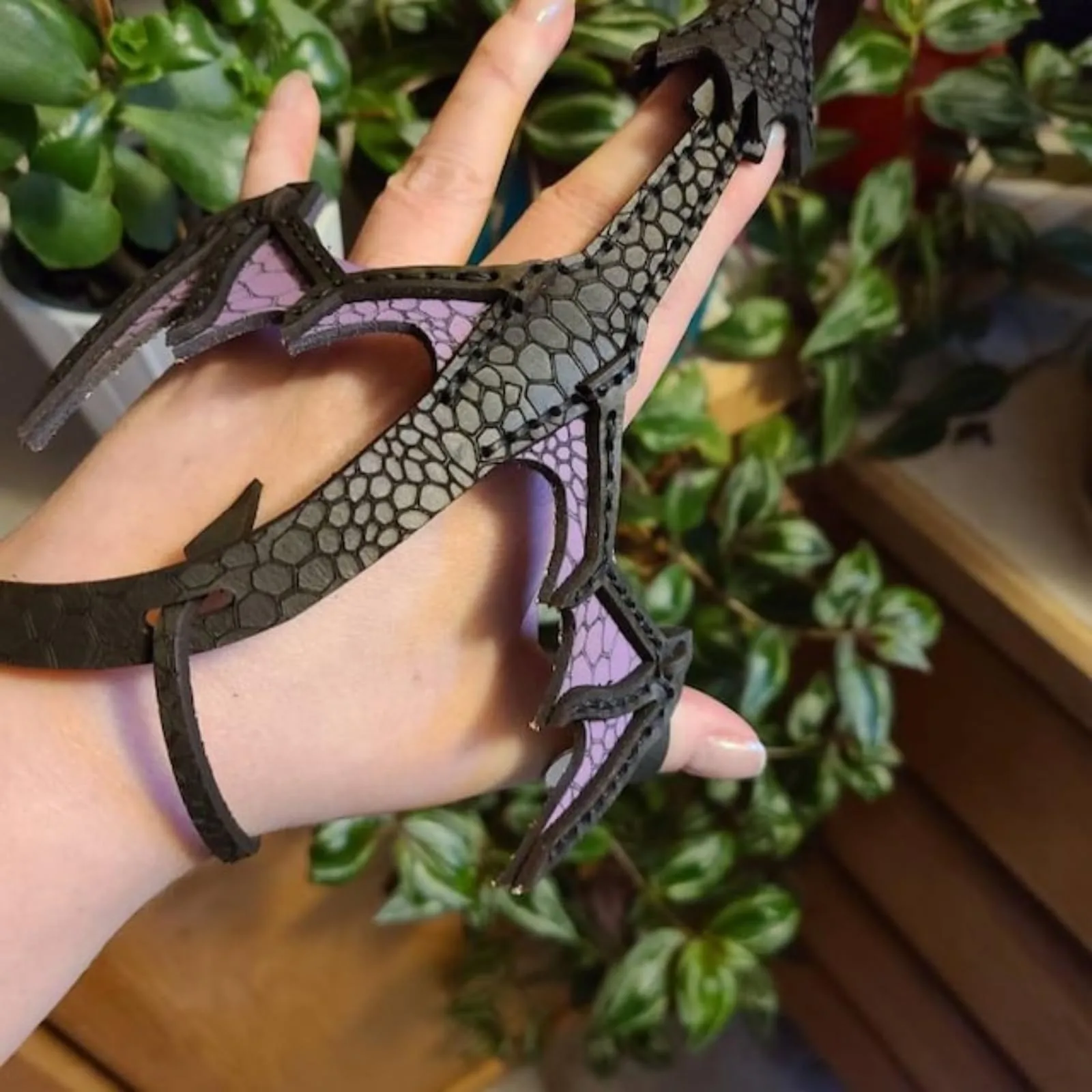 Hot Leather Dragon Glove Gift Braided Retro Bracelet Wristband Wrap Adjustable Hand Dragon Mittens Men