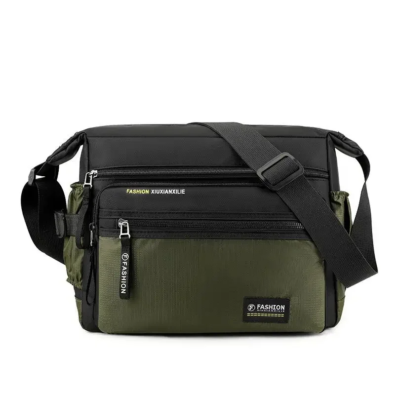 Men Crossbody Bags Male Nylon Shoulder Bags Boy Messenger Bags Man Handbags for Travel Casual Large Bag