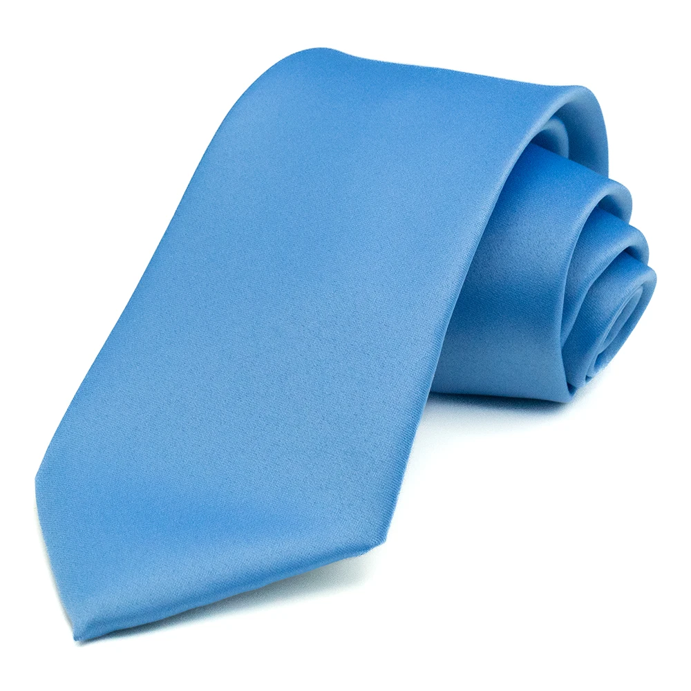 EASTEPIC 8 cm Sage Green Quality Polyester Tie for Men Classic Neckwear Men's Accessory Solid Color Hot Pink Business Conference