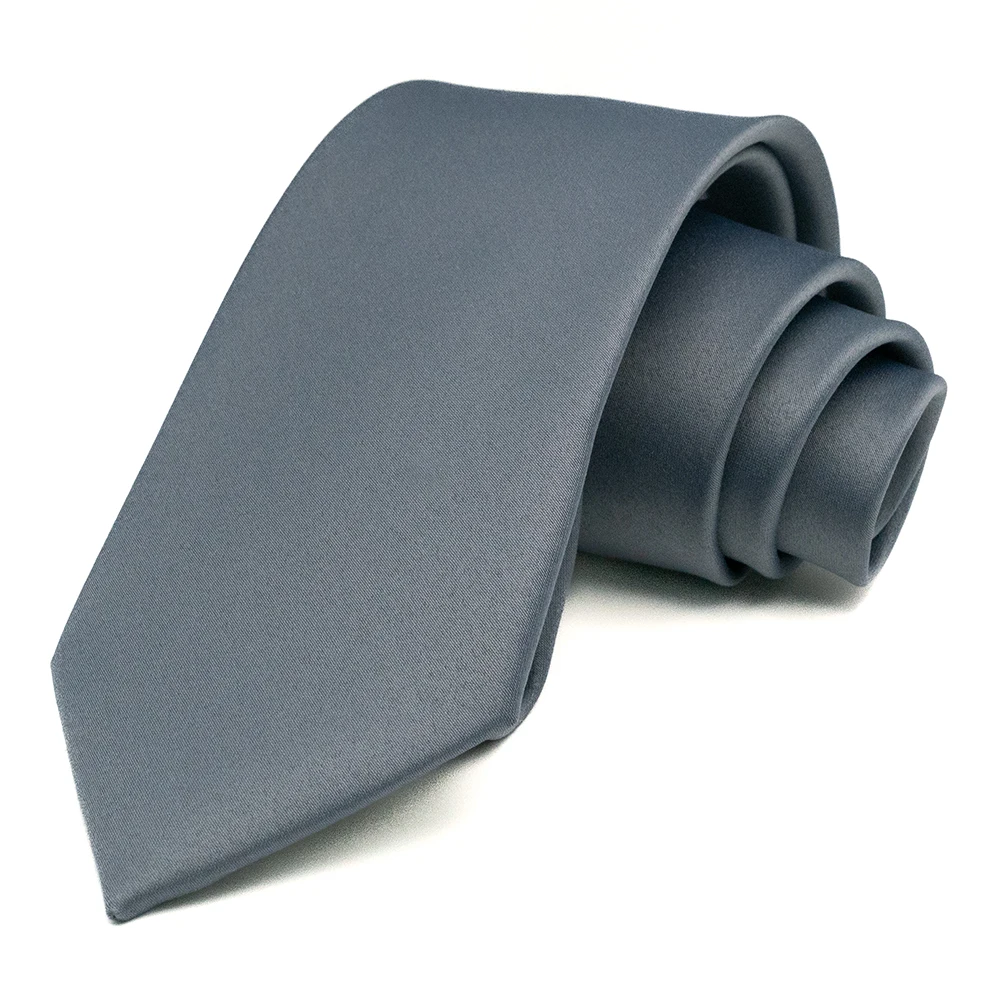 EASTEPIC 8 cm Sage Green Quality Polyester Tie for Men Classic Neckwear Men's Accessory Solid Color Hot Pink Business Conference