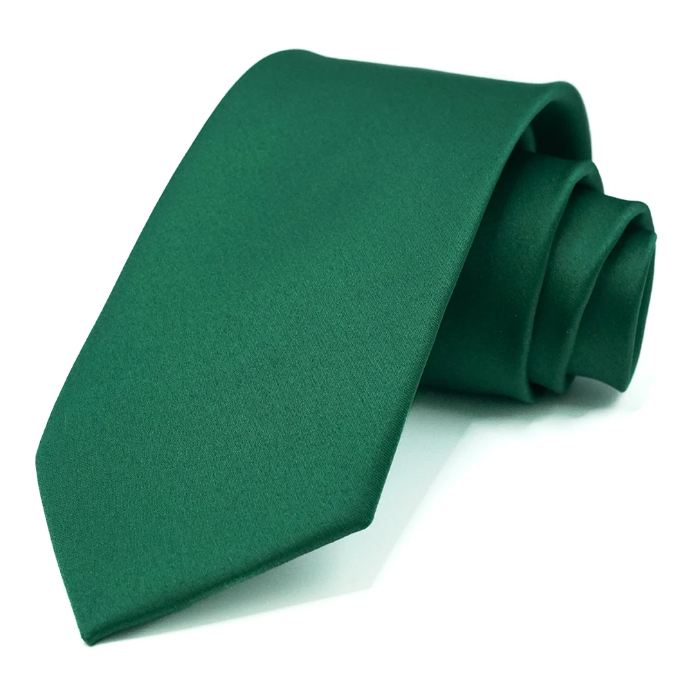 EASTEPIC 8 cm Sage Green Quality Polyester Tie for Men Classic Neckwear Men's Accessory Solid Color Hot Pink Business Conference
