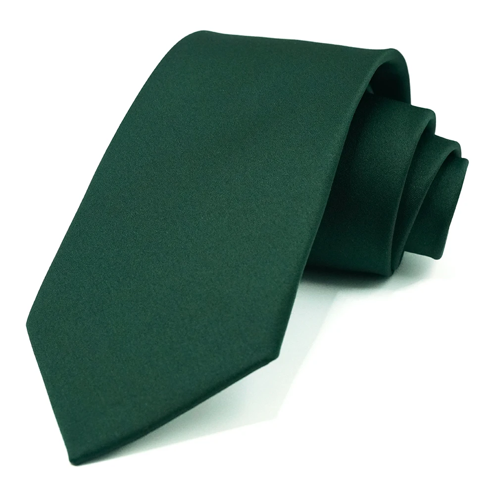 EASTEPIC 8 cm Sage Green Quality Polyester Tie for Men Classic Neckwear Men's Accessory Solid Color Hot Pink Business Conference