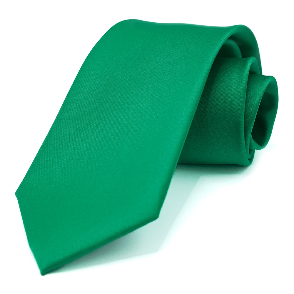 EASTEPIC 8 cm Sage Green Quality Polyester Tie for Men Classic Neckwear Men's Accessory Solid Color Hot Pink Business Conference