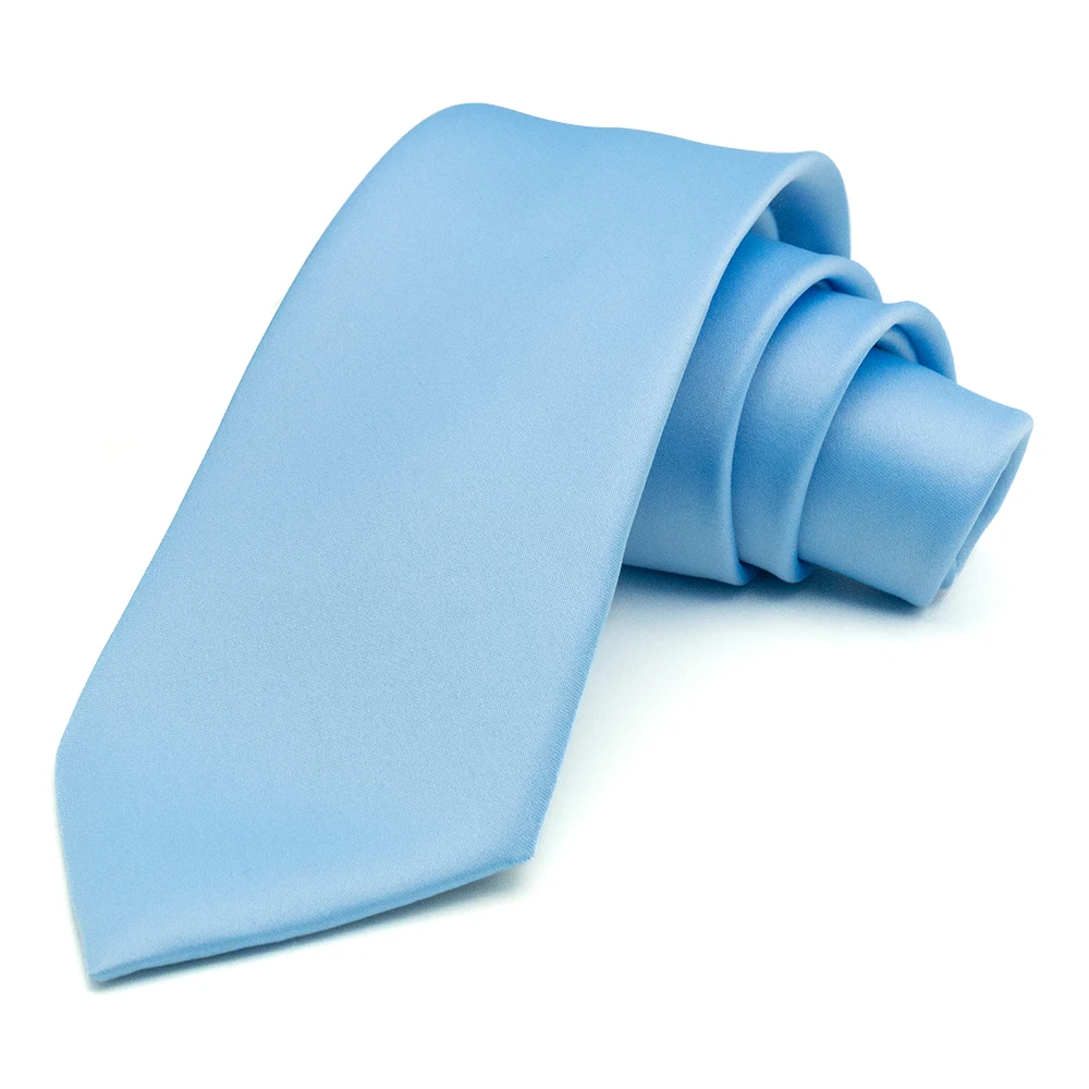 EASTEPIC 8 cm Sage Green Quality Polyester Tie for Men Classic Neckwear Men's Accessory Solid Color Hot Pink Business Conference