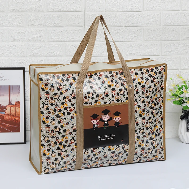 Thicken Quilt Organizer Storage Bag Luggage Bags Portable Shopping Travel Moisture Proof Package Clothes Students