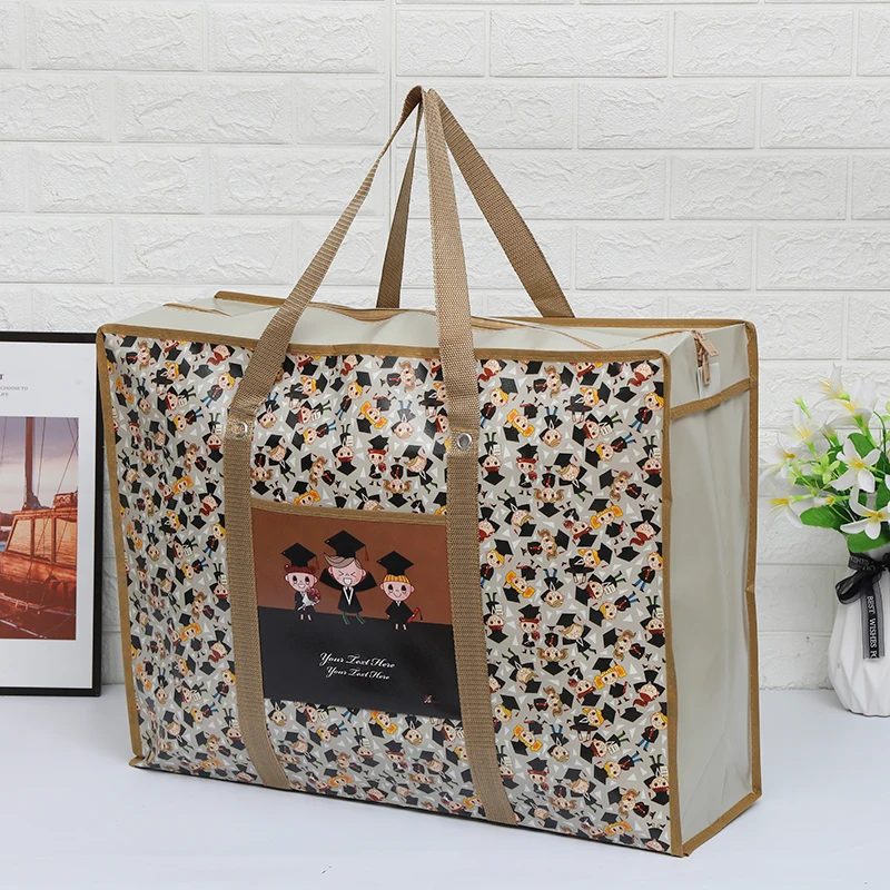 Thicken Quilt Organizer Storage Bag Luggage Bags Portable Shopping Travel Moisture Proof Package Clothes Students