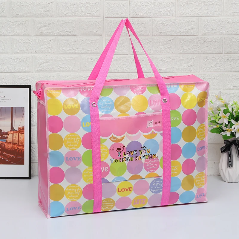 Thicken Quilt Organizer Storage Bag Luggage Bags Portable Shopping Travel Moisture Proof Package Clothes Students