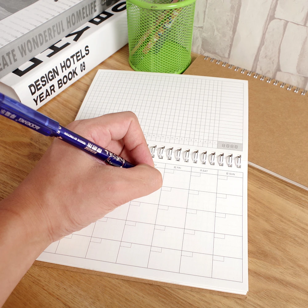 Daily Weekly Planner Notebook Spiral Agenda Daily Schedule Journal Notebooks Time To Do List Office Stationery School Supplies