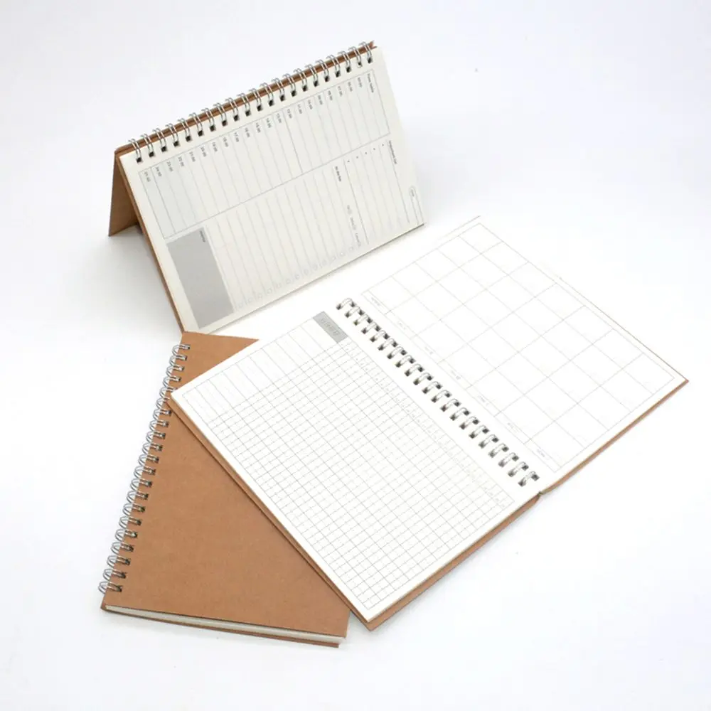 Daily Weekly Planner Notebook Spiral Agenda Daily Schedule Journal Notebooks Time To Do List Office Stationery School Supplies