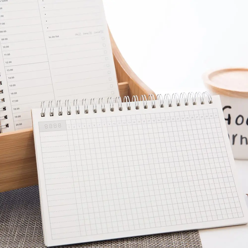Daily Weekly Planner Notebook Spiral Agenda Daily Schedule Journal Notebooks Time To Do List Office Stationery School Supplies